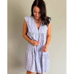 Lululia Dame Kjole LuMonica 7124 - Originale4075tpkV2