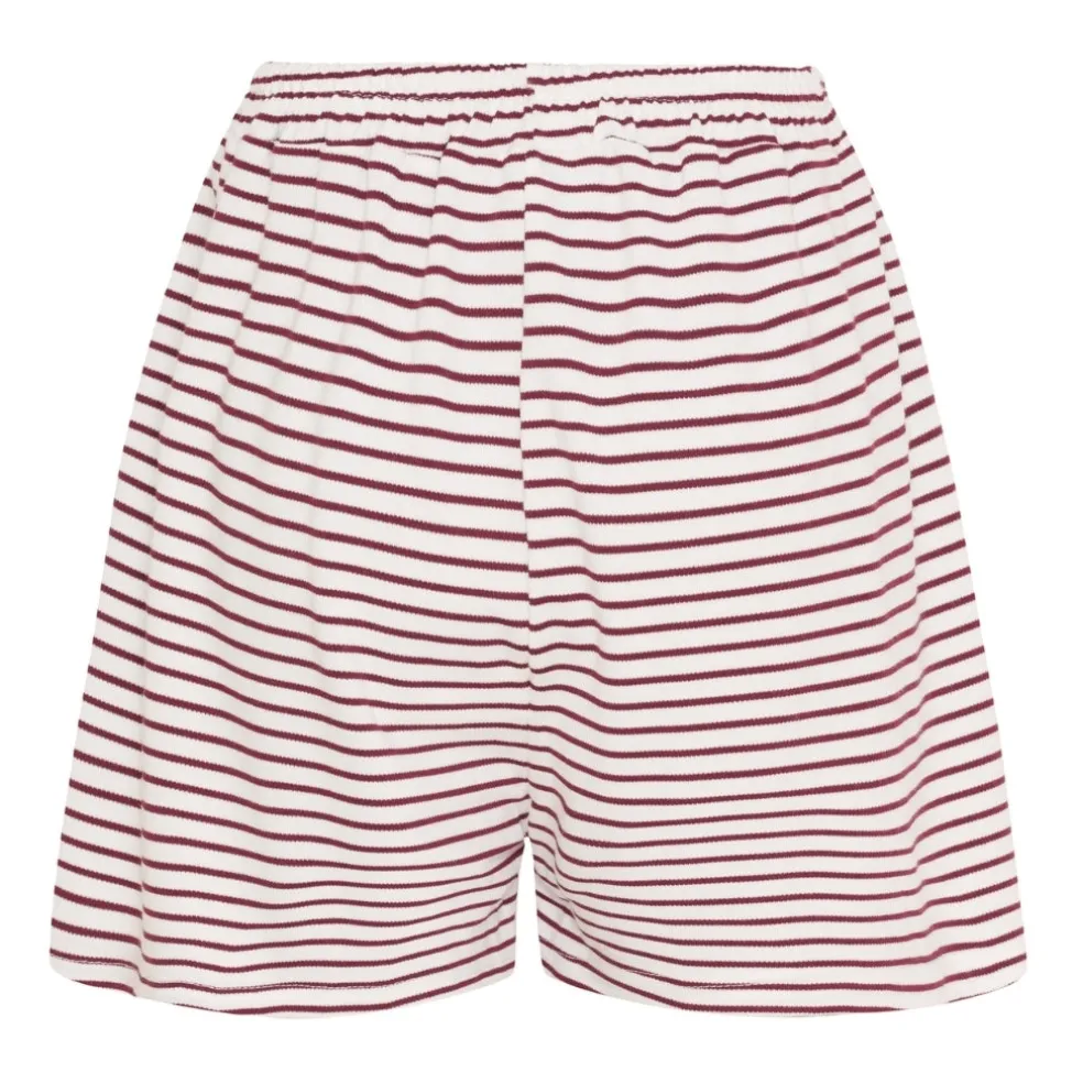 Lululia Dame Shorts LUSELMA 62781 - Vino/White