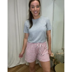 Lululia Dame Shorts LUSELMA 62781 - Red/White