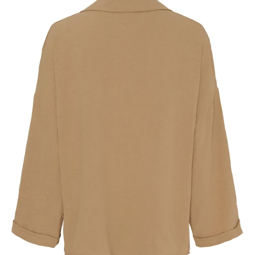 Lululia Dame Skjorte LuAnna 2002 - Camello