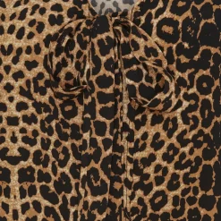 Lululia Dame Skjorte LuBella 6191 - Leo Print