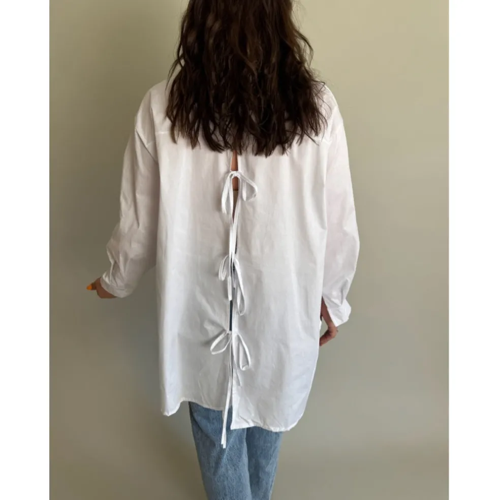 Lululia Dame Skjorte LuVanessa 7178 - White