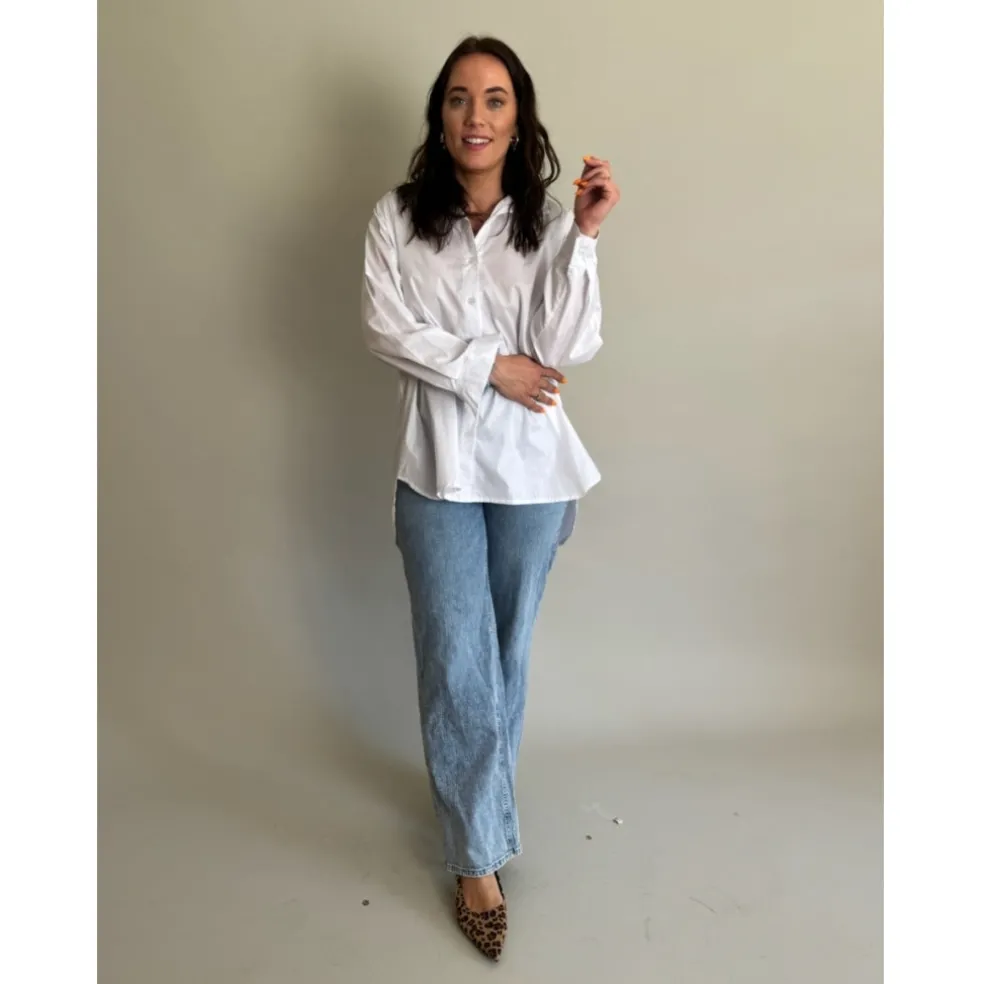 Lululia Dame Skjorte LuVanessa 7178 - White