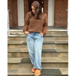 Lululia Dame Strik LuBenedikte 8171 - DarkBrown9509