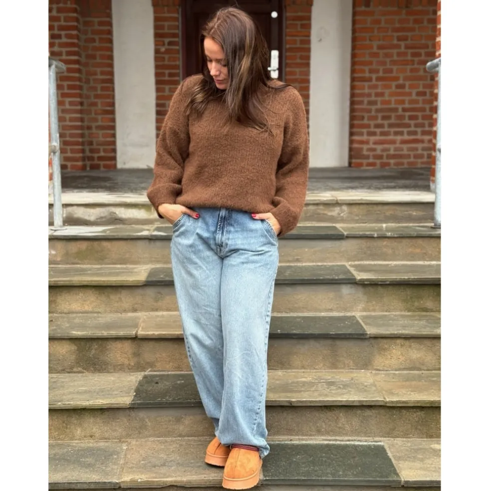 Lululia Dame Strik LuBenedikte 8171 - DarkBrown9509