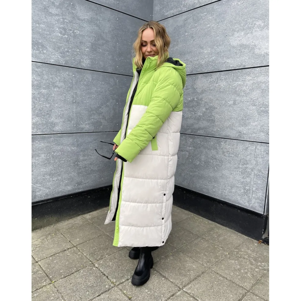 LULULIA EXTRA LONG PUFFER JACKET 12224702 - Moonbeam
