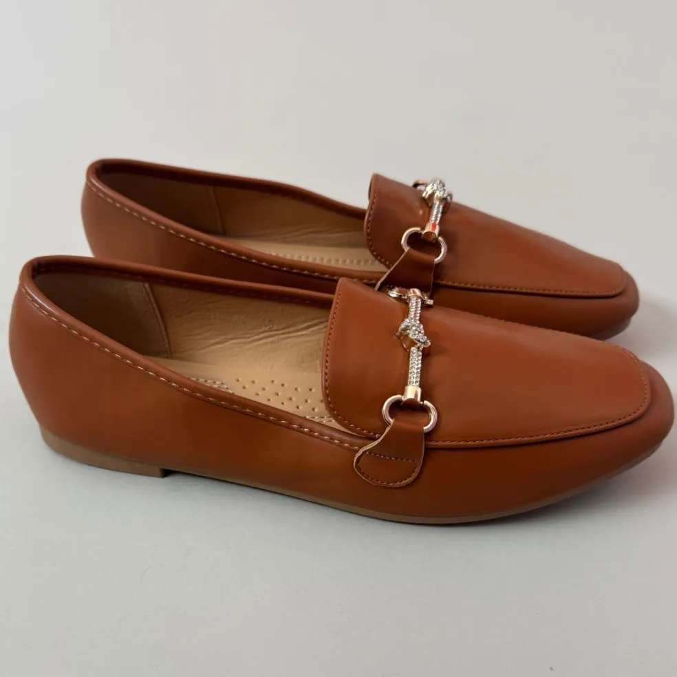Madeline dame loafers H8-562 - Camel