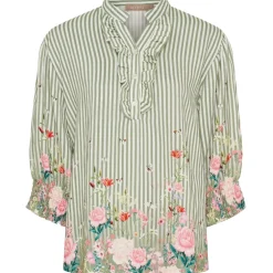 Marta du Chateau dame bluse MdcCharlie 6892 - Kaki4837