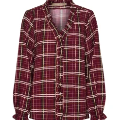 Marta du Chateau dame bluse MdcBrook 7648 - Bordeaux10882tpd