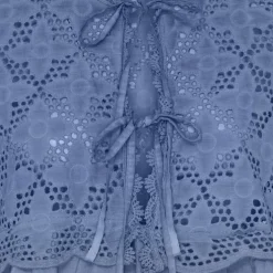 Marta Du Chateau dame bluse MdcAurora - Jeans Cold Wash