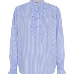 Marta du Chateau dame bluse MdcMargaux 6811 - Celeste