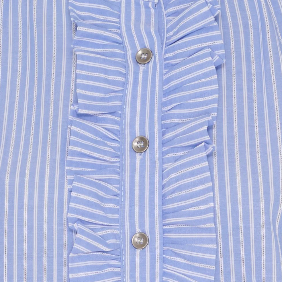 Marta du Chateau dame bluse MdcMargaux 6811 - Celeste