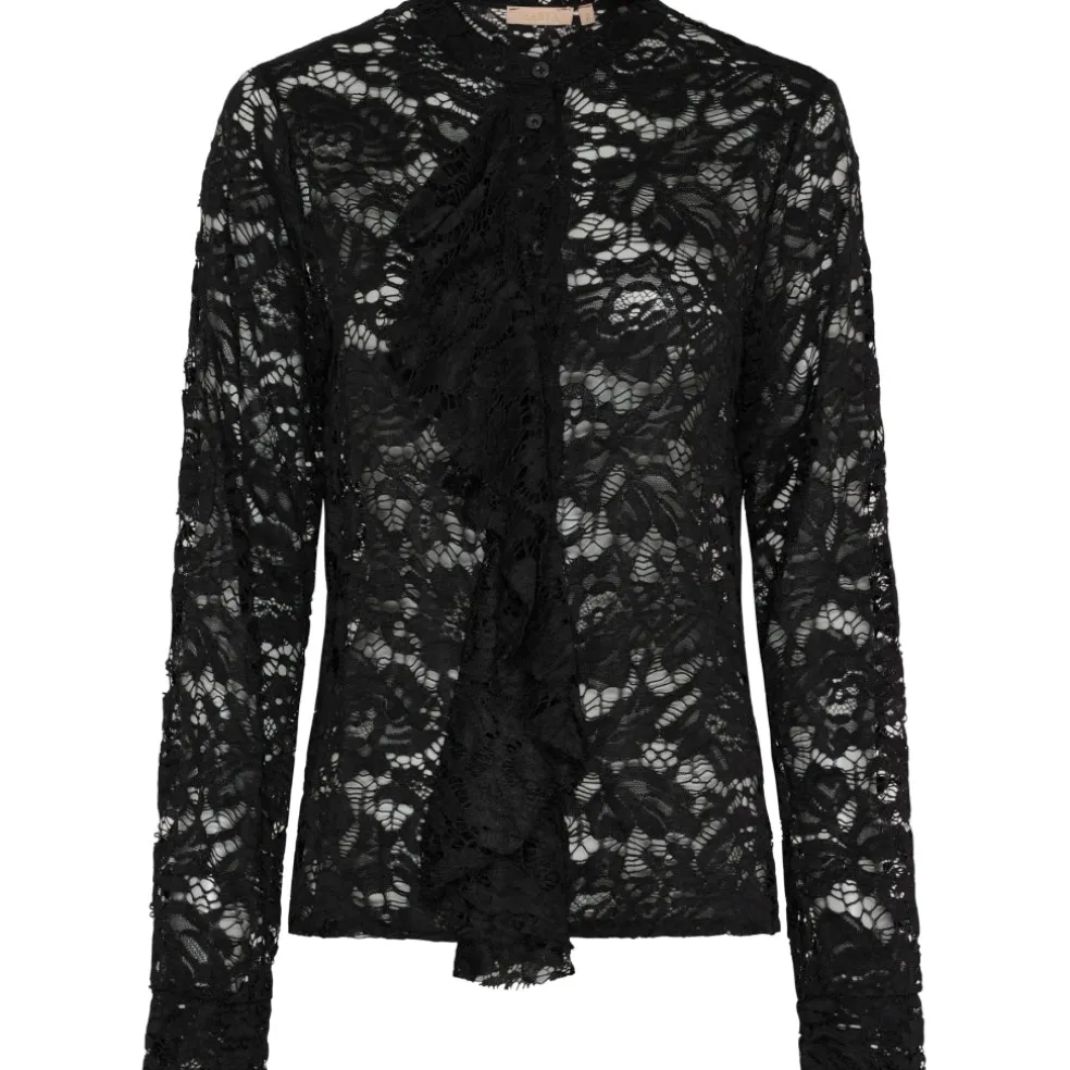 Marta du Chateau dame bluse MdcClaire H4180-W6 - Black