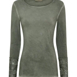 Marta Du Chateau dame bluse 11297 - Military