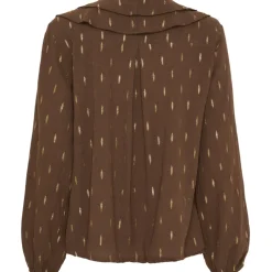 Marta du Chateau dame bluse MdcOasis 7657 - Chocolate2918