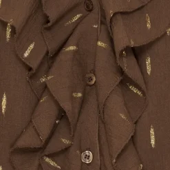 Marta du Chateau dame bluse MdcOasis 7657 - Chocolate2918