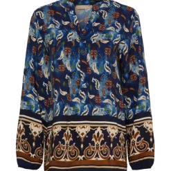 Marta du Chateau dame bluse MdcChristelle 6453 - Bluescuro288tpu