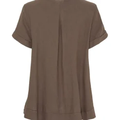 Marta Du Chateau dame bluse MdcNatalie 83893 - Cold brown