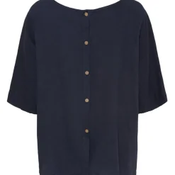 Marta Du Chateau dame bluse 83428 - Navy