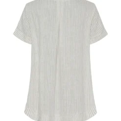 Marta Du Chateau dame bluse MdcNatalie - Panna Grey Stripe