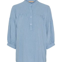 Marta Du Chateau dame bluse MdcIlina - Avio Stripe