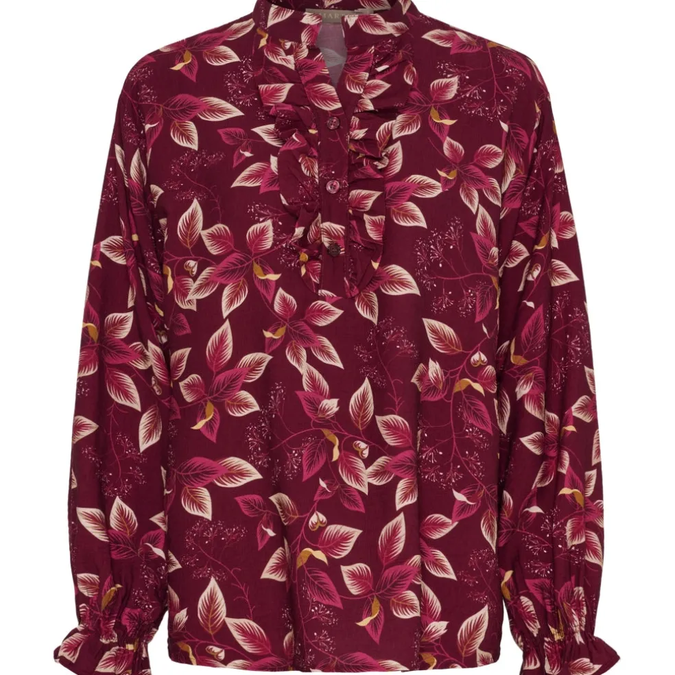 Marta du Chateau dame bluse MdcJoceline 5891 - Bordeaux840TPN