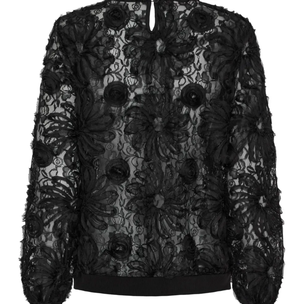 Marta du Chateau dame bluse MdcLykke 7688 - Black