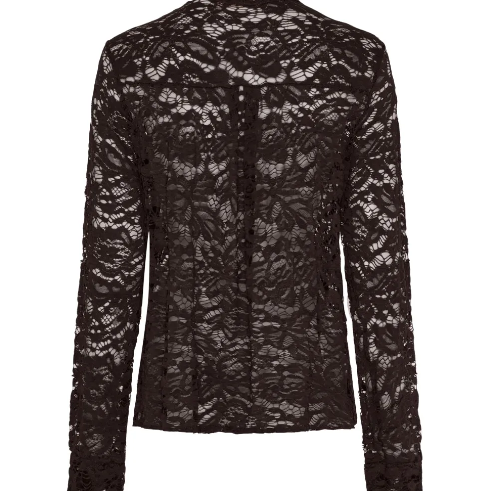 Marta du Chateau dame bluse MdcClaire H4180-W6 - Brown