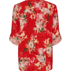 Marta Du Chateau dame bluse MdcFranziska 1614new - Rosso Originale