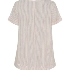 Marta Du Chateau dame bluse MdcNatalie - Panna Old Rose 2017 Stripe