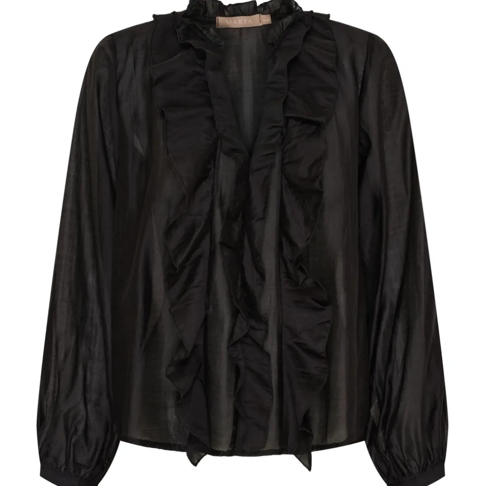 Marta du Chateau dame bluse MdcNaira 58221M - Black