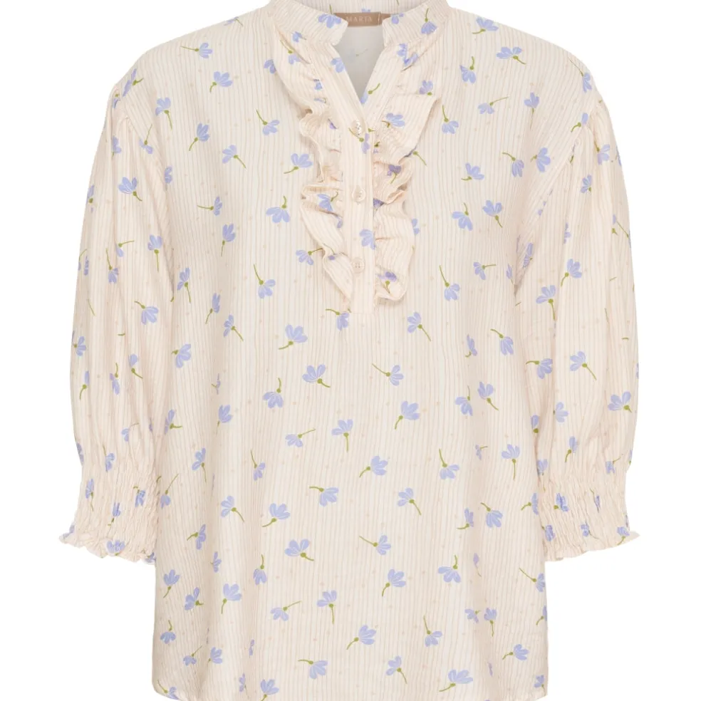 Marta du Chateau dame bluse MdcCharlie 6892 - CelesteCF0213ypV3