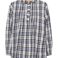 Marta du Chateau dame bluse MdcAstree 258008 - Blue43