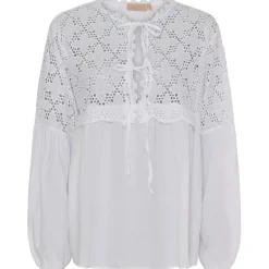 Marta Du Chateau dame bluse MdcAurora - White