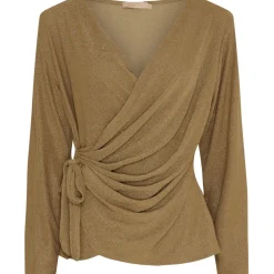 Marta Du Chateau dame bluse MdcAndi 1612 - Gold