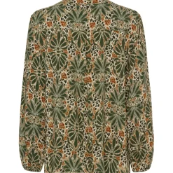 Marta du Chateau dame bluse MdcChristelle 6453 - Military7427