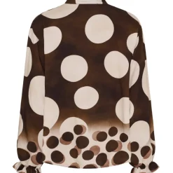 Marta du Chateau dame bluse MdcAspen 7704 - MarroneEZ552DB