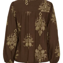 Marta du Chateau dame bluse MdcBayleaf 7705 - Moro30