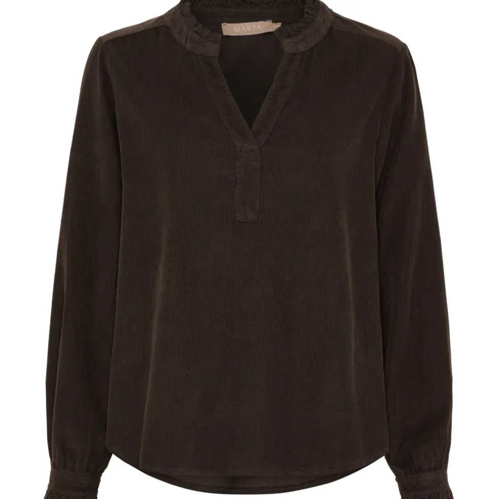 Marta du Chateau dame bluse MdcMorgana 2518115V - Moro635