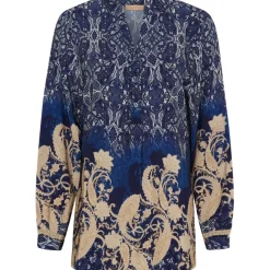 Marta Du Chateau dame bluse MdcAstrid 8128 - BlueScuro3277