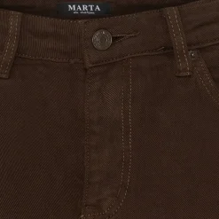 Marta du Chateau dame bukser MdcNat MDC224-8714 - Brown