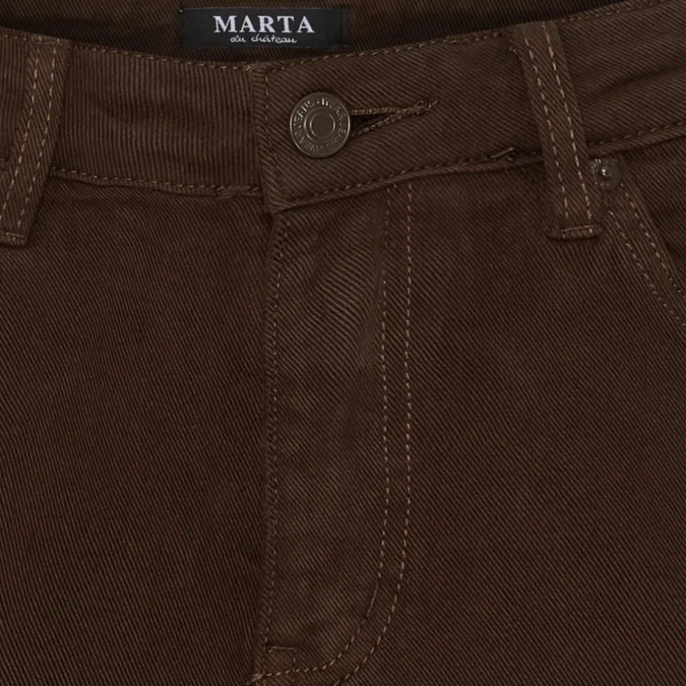 Marta du Chateau dame bukser MdcNat MDC224-8714 - Brown