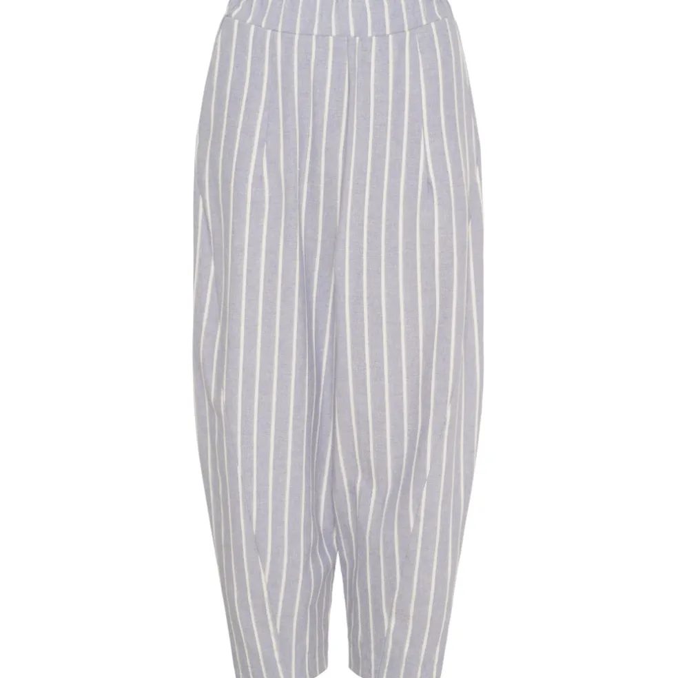 Marta du Chateau dame bukser MdcFausta 16635T - BlueStripeLurex900