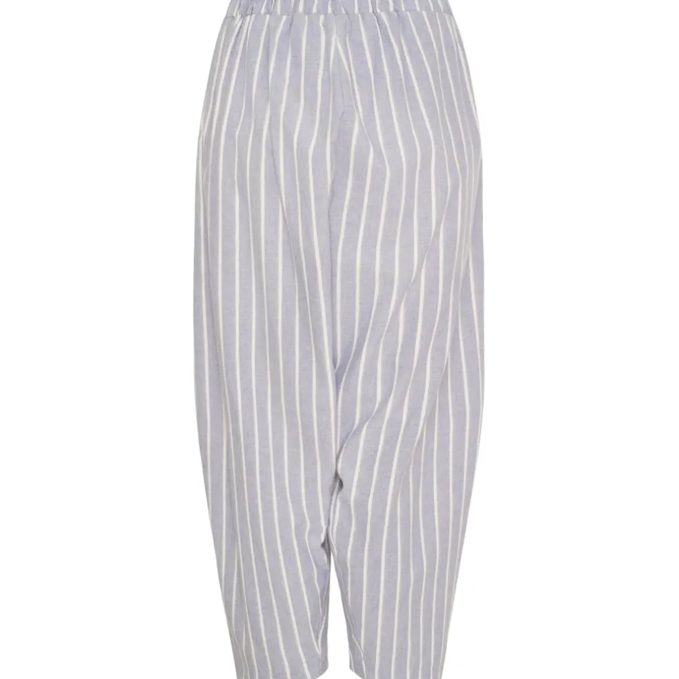 Marta du Chateau dame bukser MdcFausta 16635T - BlueStripeLurex900