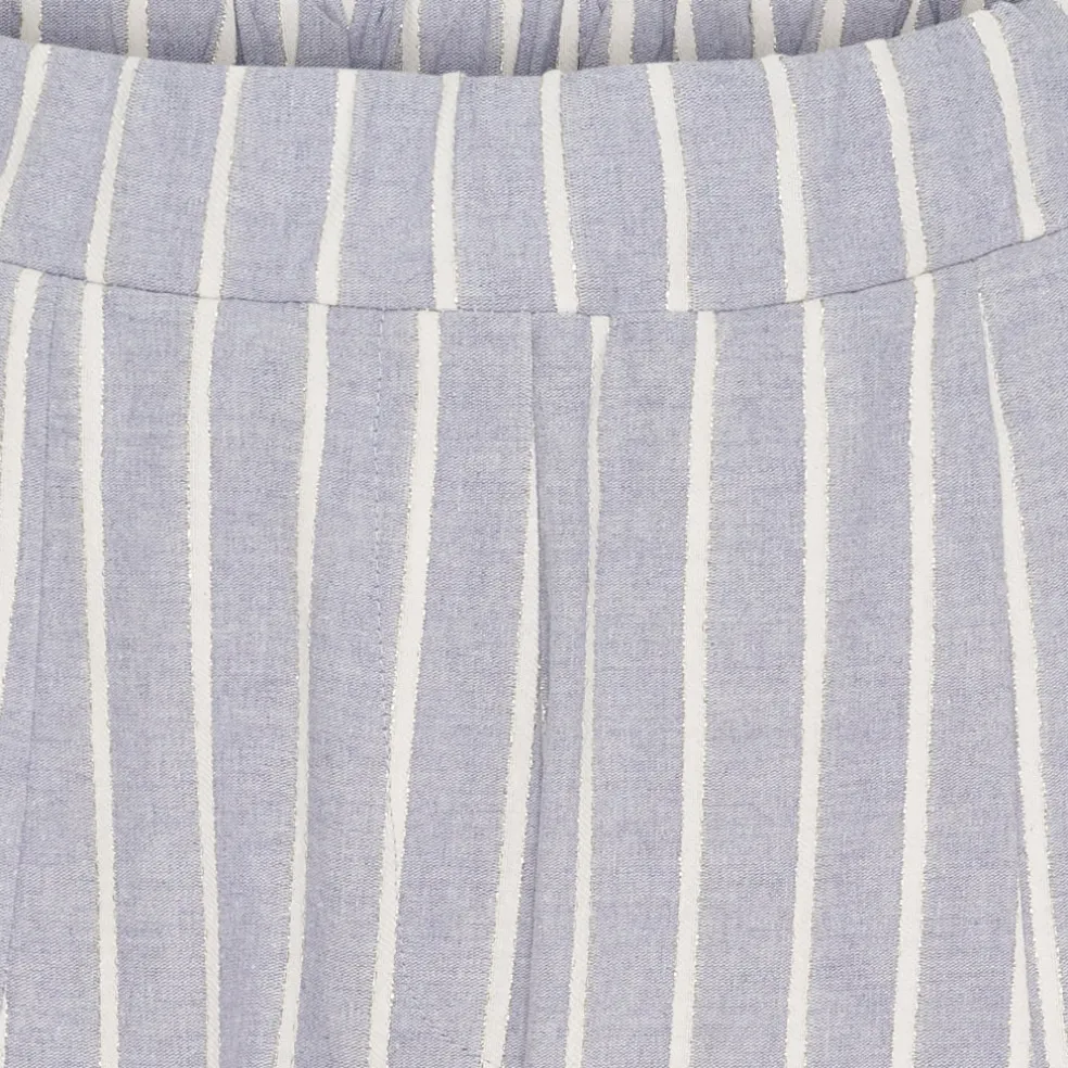 Marta du Chateau dame bukser MdcFausta 16635T - BlueStripeLurex900