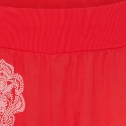 Marta Du Chateau dame bukser MdcAnette - Red/WhitePrint