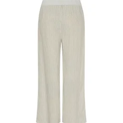 Marta Du Chateau dame bukser MdcAnette - Panna Beige 1752 Stripe