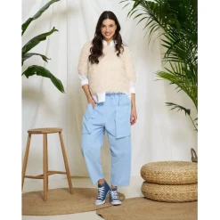 Marta du Chateau dame bukser MdcFlorence 62786 - Celeste2389