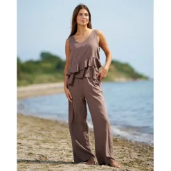 Marta du chateau dame bukser 62273 - Cold brown