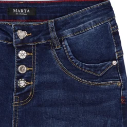 Marta du Chateau dame bukser MdcNahla Mdc215-2533 - Denim
